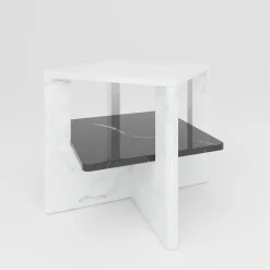 Plus+Tavolino doppio in marmo #2*V.L. Lavorazioni In Ferro Best