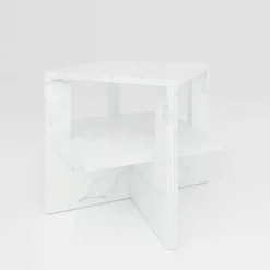 Plus+Tavolino doppio in marmo #6*V.L. Lavorazioni In Ferro Sale