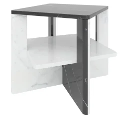 Plus+Tavolino doppio in marmo #4*V.L. Lavorazioni In Ferro Discount