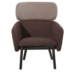 Poltrona Balù Lounge marrone e beige di Emilio Nanni*TrabA' New
