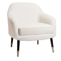 Poltrona Bernadette Bianco*DOM Edizioni Sale