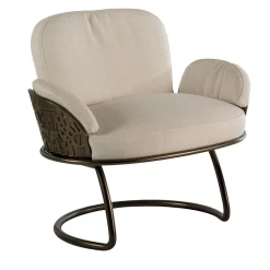 Poltrona bianca anni '70*Galbiati Fratelli