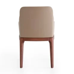 Poltrona Big Antigona in pelle Taupe*Morica Design