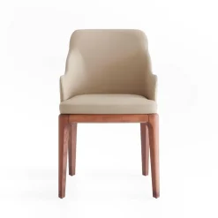 Poltrona Big Antigona in pelle Taupe*Morica Design