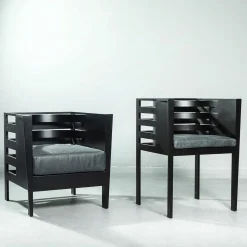 Poltrona Calma Di Vento in Eco-Pelle*Paolo Pallucco New