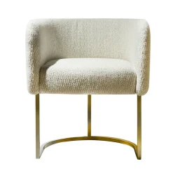 Poltrona C-Chair Modern in Bouclé Bianco*Encore Italia Best