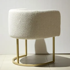 Poltrona C-Chair Modern in Bouclé Bianco*Encore Italia Best