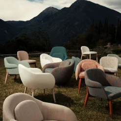 Poltrona Corolla 271 Teal di Cristina Celestino*Billiani 1911