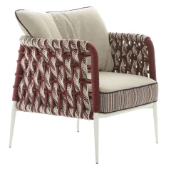 Poltrona da esterno Eva Vertical Ropes di Antonio Marras*Nodo Italia Hot