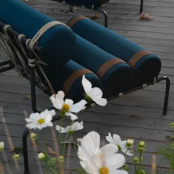 Poltrona da esterno Kylindo blu petrolio*DalMoto Clearance