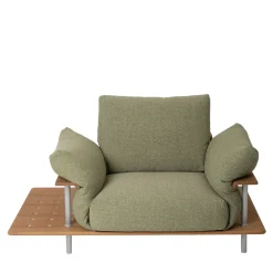 Poltrona da esterno Stand Out verde con tavolino*Mantellassi 1926 Clearance