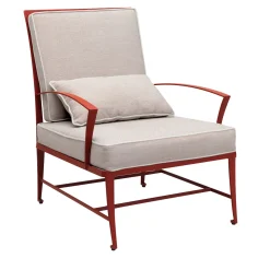 Poltrona da esterno Zig Zag di Studio63 in acciaio inox*Officina Ciani Online