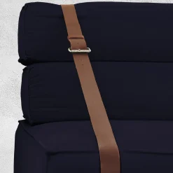 Poltrona Docker in velluto blu navy*DLA Design Lab Best