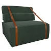 Poltrona Docker in velluto verde inglese*DLA Design Lab Sale