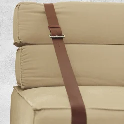 Poltrona Docker in velluto beige*DLA Design Lab Online