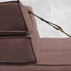 Poltrona Docker in velluto rosa antico*DLA Design Lab Outlet