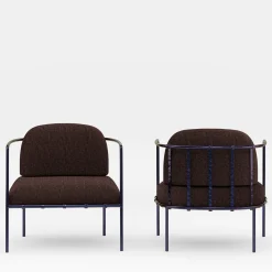 Poltrona Dolmen Brown di Margherita Rui*Dante Negro New