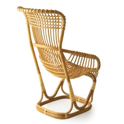 Poltrona Eden in Canna di Manao e Manila con Cuscino*Mila Maurizi Best