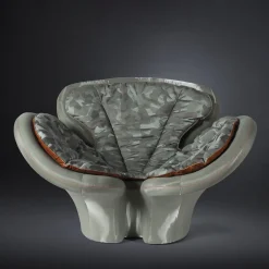 Poltrona fitomorfa verde Pansé*VGnewtrend Hot