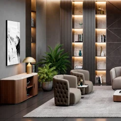 Poltrona Ford Capitonné*Living Couture Outlet