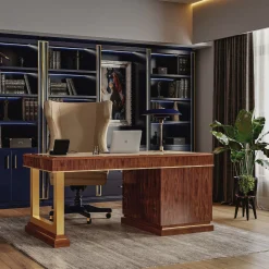 Poltrona girevole da ufficio grigia della collezione Studio Privè*Guerra Vanni Clearance