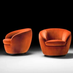 Poltrona girevole Giulia*Black Tie Outlet