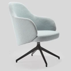 Poltrona girevole Nantes Blue di Balutto Associati*Livoni 1895 Best
