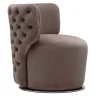 Poltrona girevole Seattle Brown*Living Couture Hot
