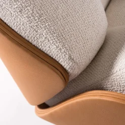 Poltrona Haima' piccola con scocca in similpelle*FROMM. Hot