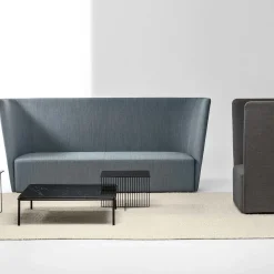 Poltrona in velluto grigio*La Cividina Best