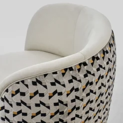 Poltrona Kokedera Grey in Econabuk & Casamance*Franco Bianchini Hot