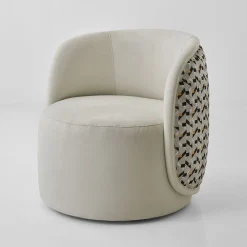 Poltrona Kokedera Grey in Econabuk & Casamance*Franco Bianchini Hot