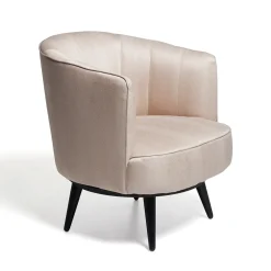 Poltrona Lounge 1650 Cordi in Pelle Rosa Chiaro*Vibieffe Online