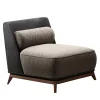 Poltrona Lounge 430 Opera in Pelle Grigia*Vibieffe Outlet
