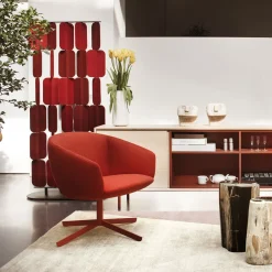 Poltrona lounge con schienale basso non rossa*TRUE Outlet