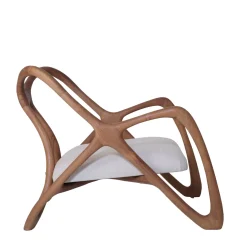 Poltrona lounge per esterni Nanto bianca in legno*Il Giardino di Legno Discount