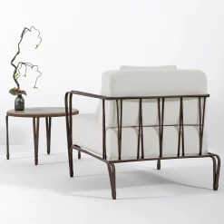 Poltrona Marina di Ciarmoli Queda Studio in acciaio inox*Officina Ciani Hot