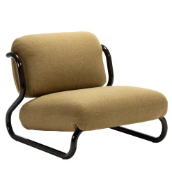 Poltrona Modernista in Tessuto Beige*Exteta Sale