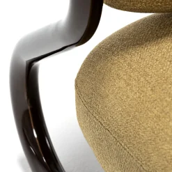 Poltrona Modernista in Tessuto Beige*Exteta Sale