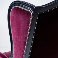 Poltrona Pauline in velluto bordeaux*Mantellassi 1926 Discount