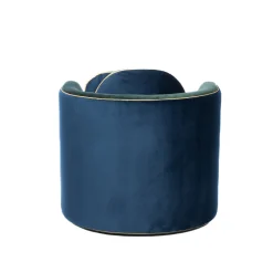 Poltrona Pavo in velluto verde di Antonio Aricò*FROMM. Discount