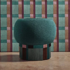 Poltrona Pirouette Clu Swivel Geo Wien di Lorenza Bozzoli*Lorenza Bozzoli Couture Outlet