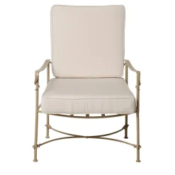 Poltrona reclinabile per esterni Lotus in ferro*DMG Fiesole Hot