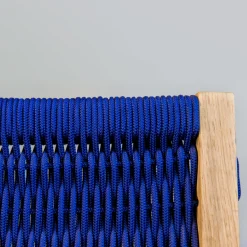 Poltrona regolare blu cobalto*Impagliando Online