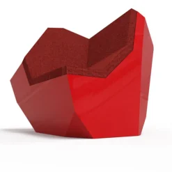 Poltrona Rolling Stone rossa del XXI secolo*[1+2=8] New