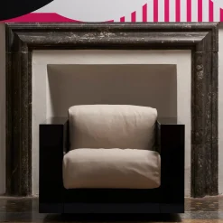 Poltrona Saratoga White di Lella e Massimo Vignelli*Poltronova Sale