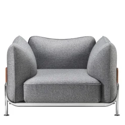 Poltrona Tasca in tessuto grigio*Ghidini 1961 Discount