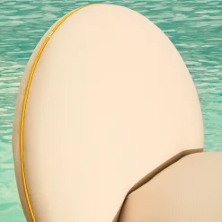 Poltrona tonda beige da esterno Tiamo*Paolo Nesi Discount