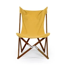 Poltrona Tripolina in giallo senape*Telami Outlet