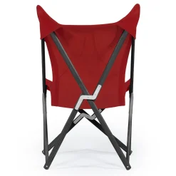 Poltrona Tripolina in pelle rossa*Telami Online